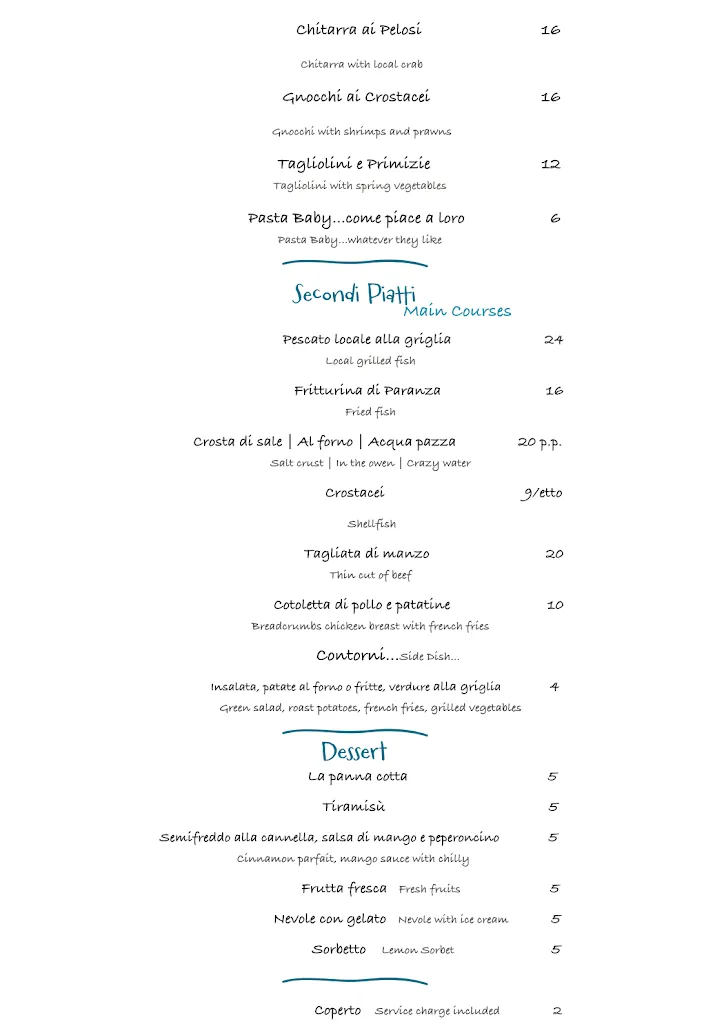 Menu_Al Vecchio Teatro - Ristorante Vista Mare - Ortona_Ortona_image_1