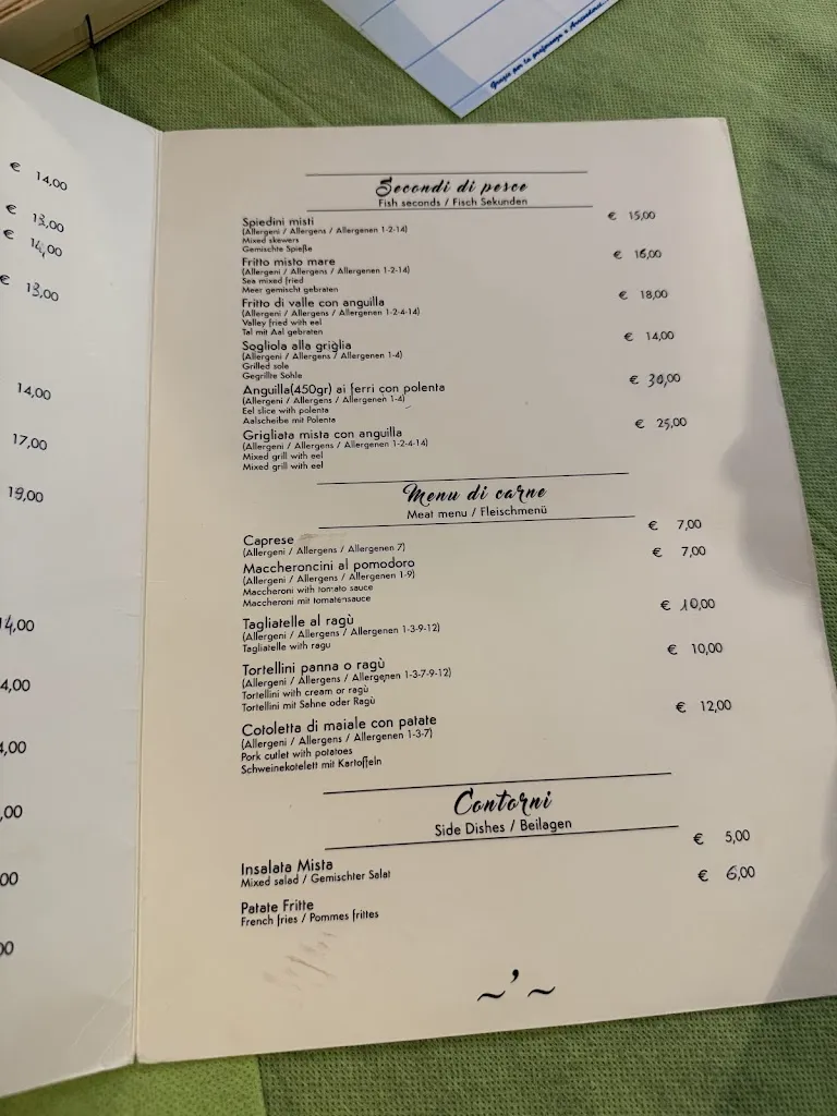 Menu_Trattoria Del Borgo_Comacchio_image_4