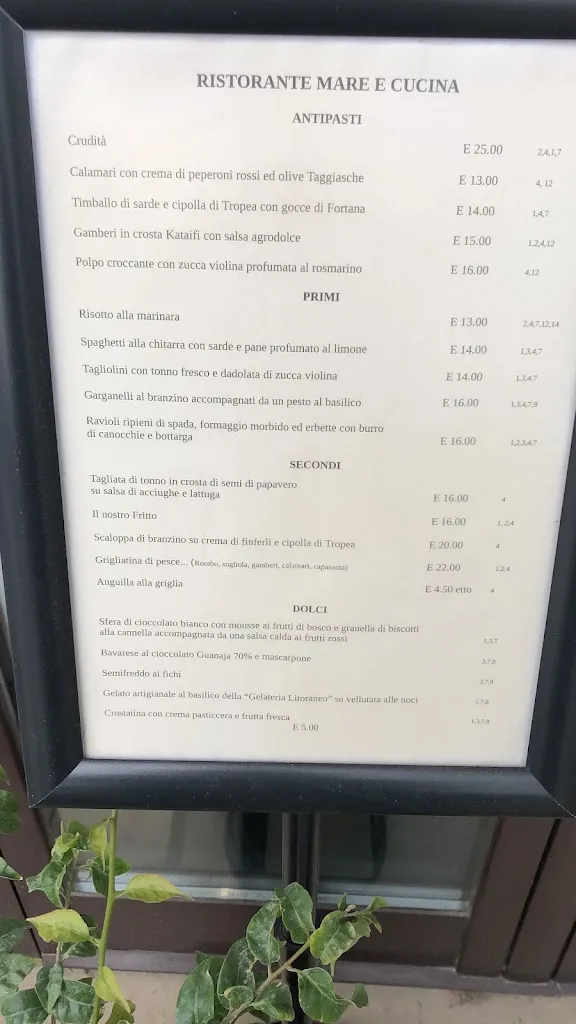 Menu_Ristorante Mare e Cucina_Comacchio_image_2