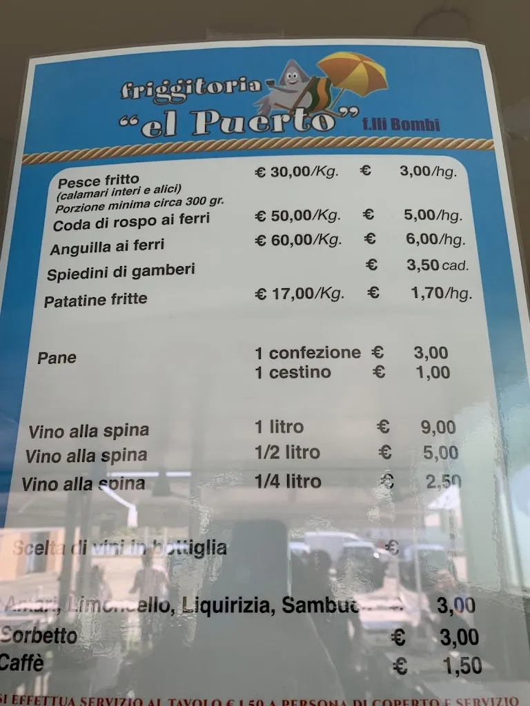 Menu_El Puerto Friggitoria Prenotazioni dalle 8 alle 11:30_Comacchio_immagine_2