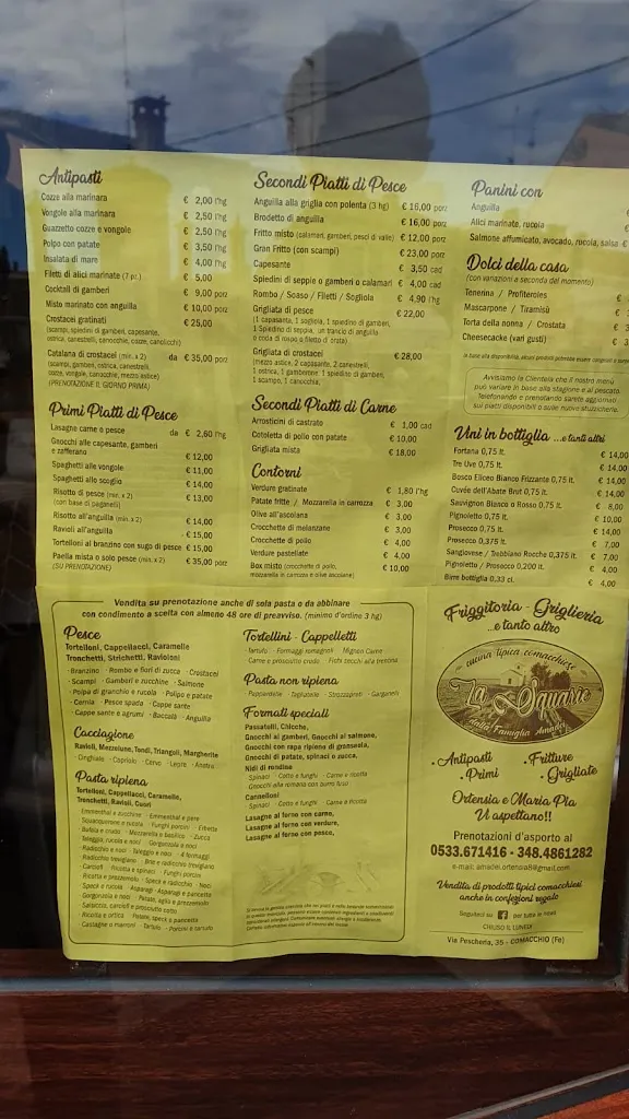 Menu_La Squarie_Comacchio_image_4
