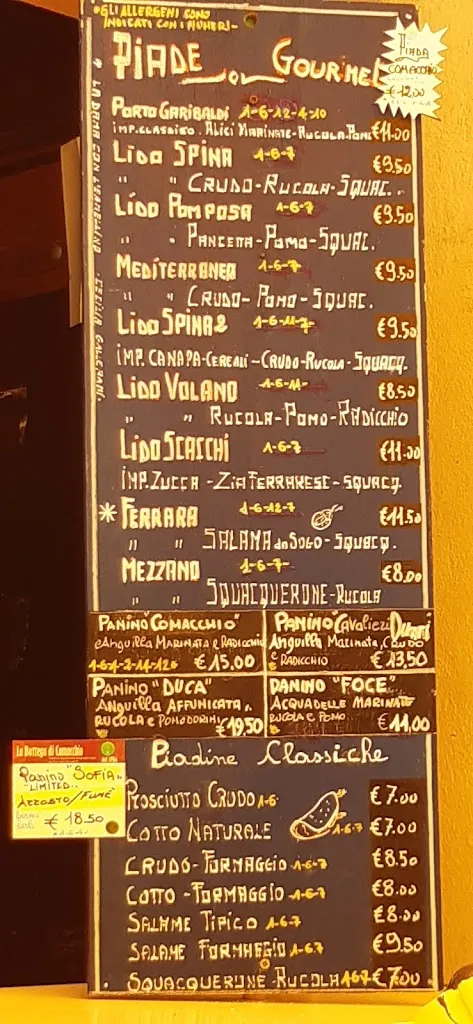 Menu_La Bottega di Comacchio_Comacchio_image_1