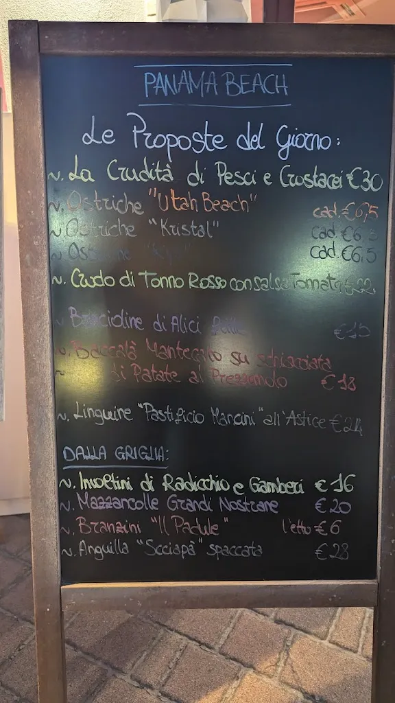 Menu_Panamabeach Ristorante & Spiaggia_Comacchio_image_2