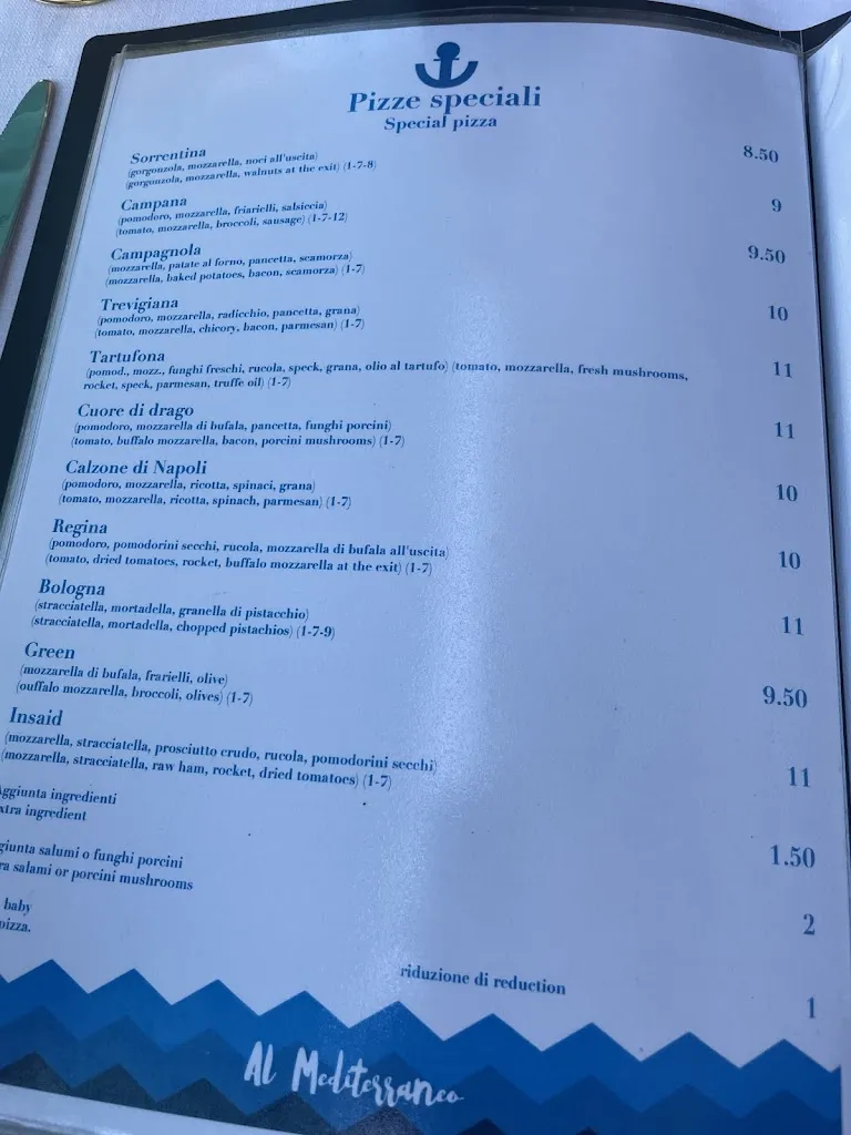 Menu_Ristorante Pizzeria Al Mediterraneo_Comacchio_image_1