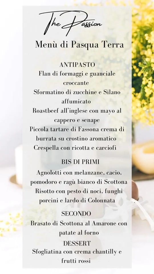 Menu_The Passion Restaurant_Comacchio_image_1