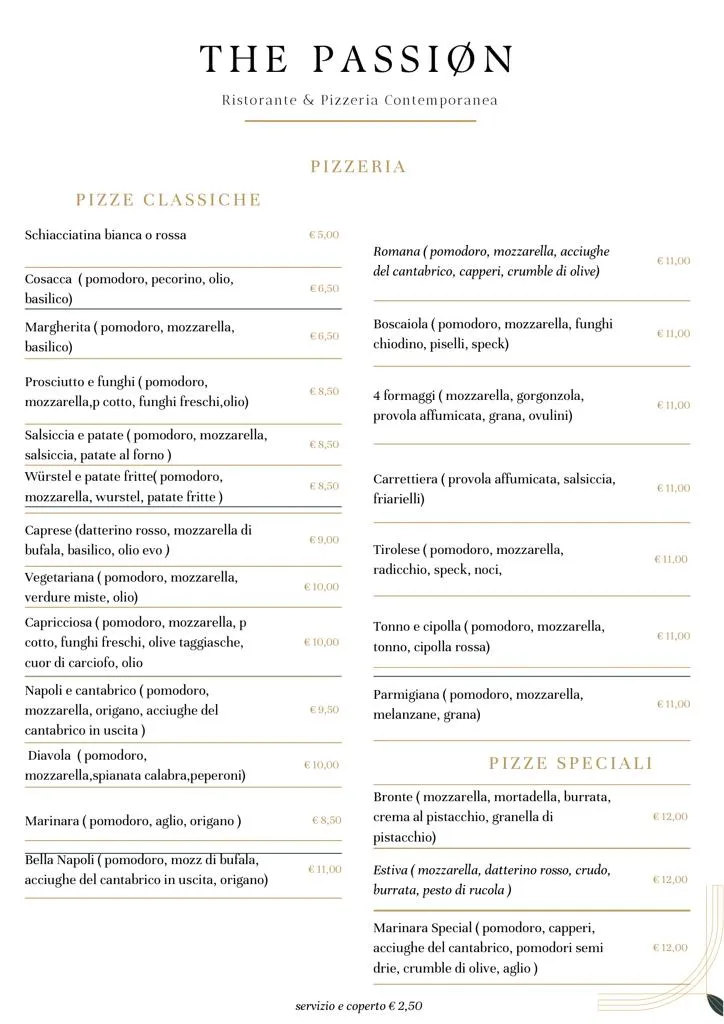 Menu_The Passion Restaurant_Comacchio_image_3