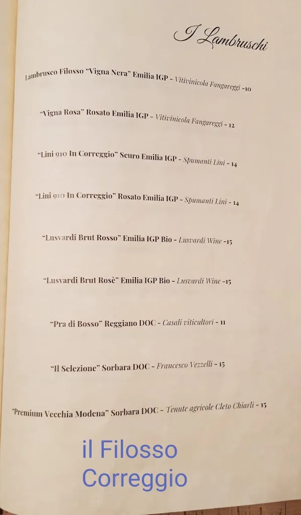 Menu_Osteria Del Filosso_Correggio_image_2