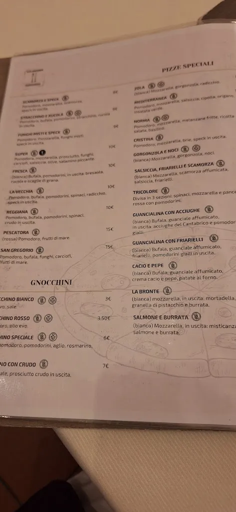 Menu_Ristorante Pizzeria SAN GREGORIO_Correggio_image_1