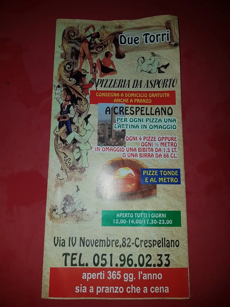 Marcello D_Pizzeria Due Torri_Crespellano_reseña