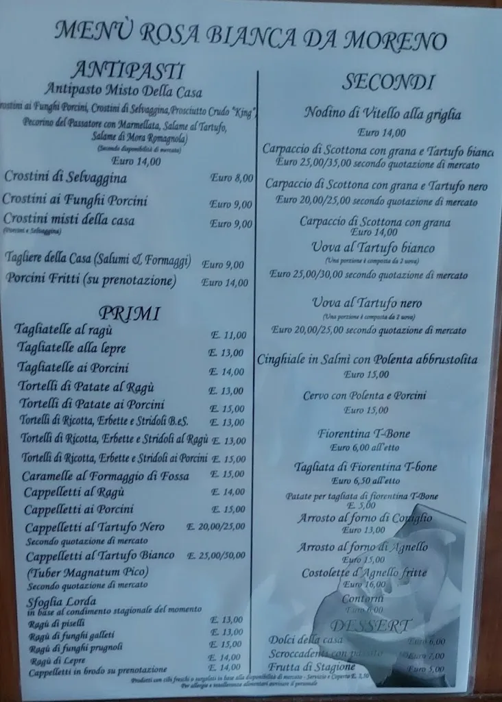 Menu_Hotel Ristorante Rosa Bianca da Moreno_Dovadola_image_3