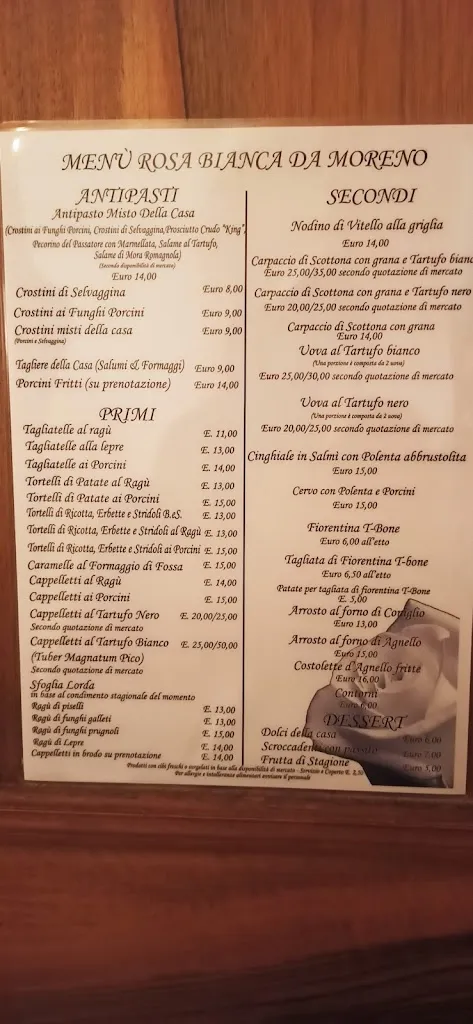 Menu_Hotel Ristorante Rosa Bianca da Moreno_Dovadola_image_4