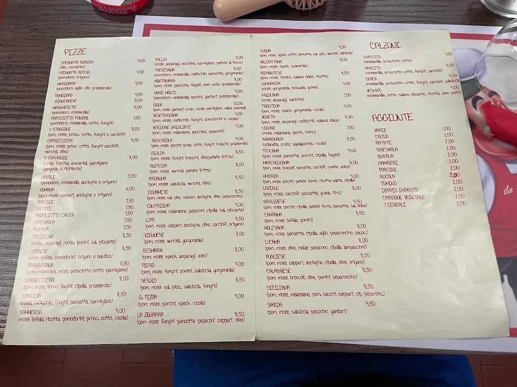 Menu_Pizzeria Da Gino | Dovadola - Pizza da Asporto, Bar, Spizzicheria_Dovadola_image_1