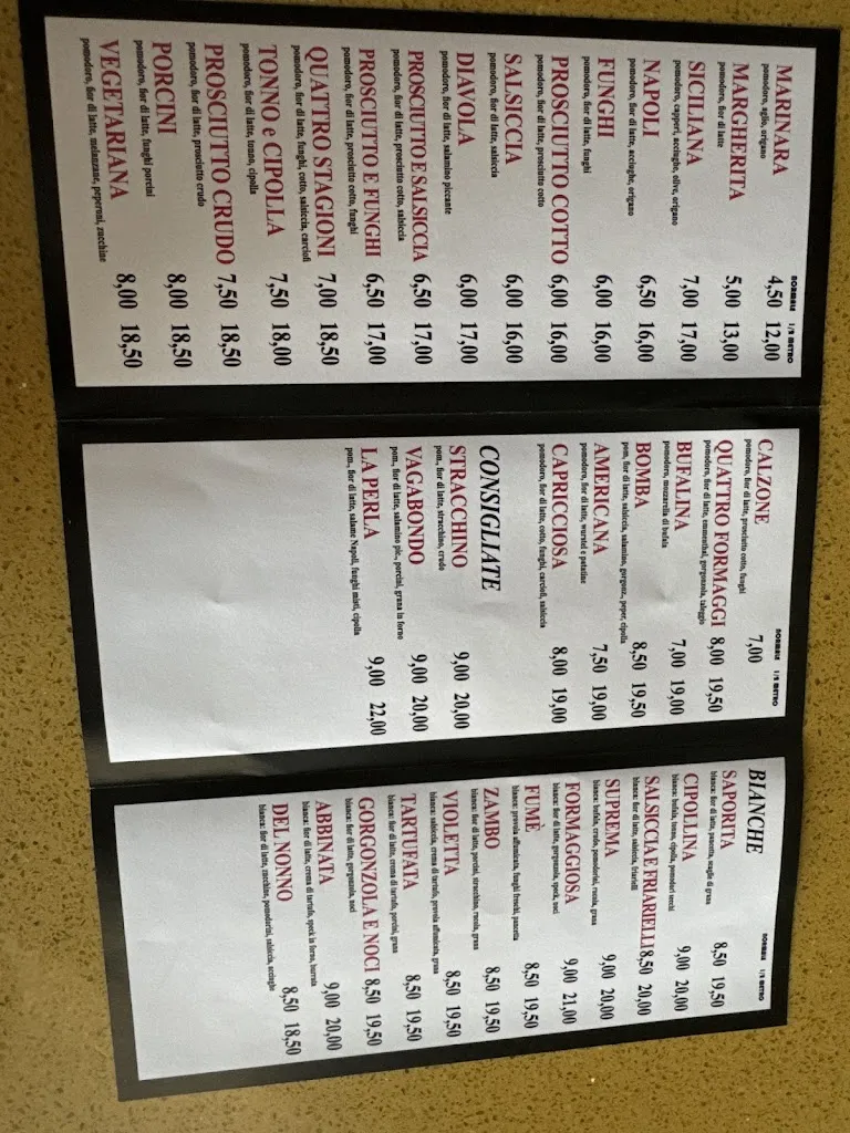 Menu_Pizzeria la perla_Fabbrico_image_1