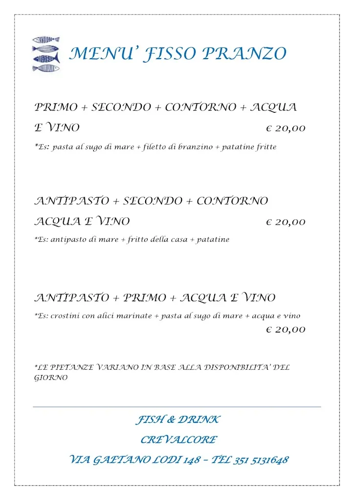 Menu_Fish & Drink - Rosticceria di Pesce – Piccola Ristorazione_Crevalcore_image_2