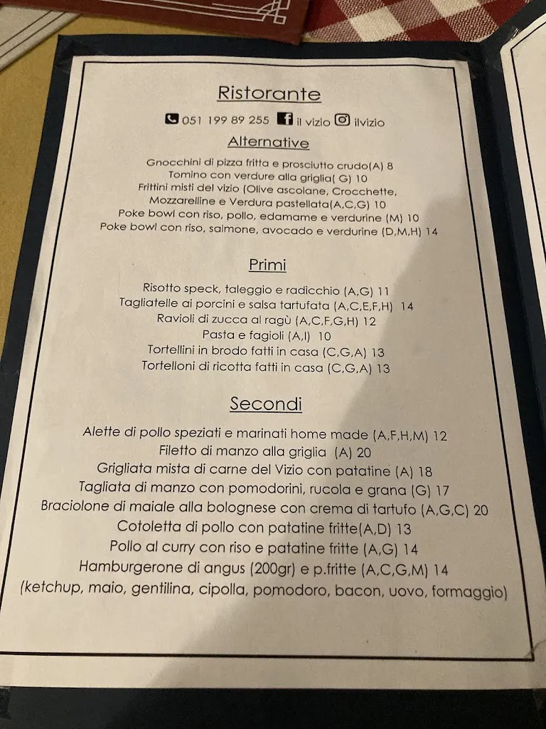 Menu_Il Vizio Pizzeria Ristobar_Crevalcore_image_1