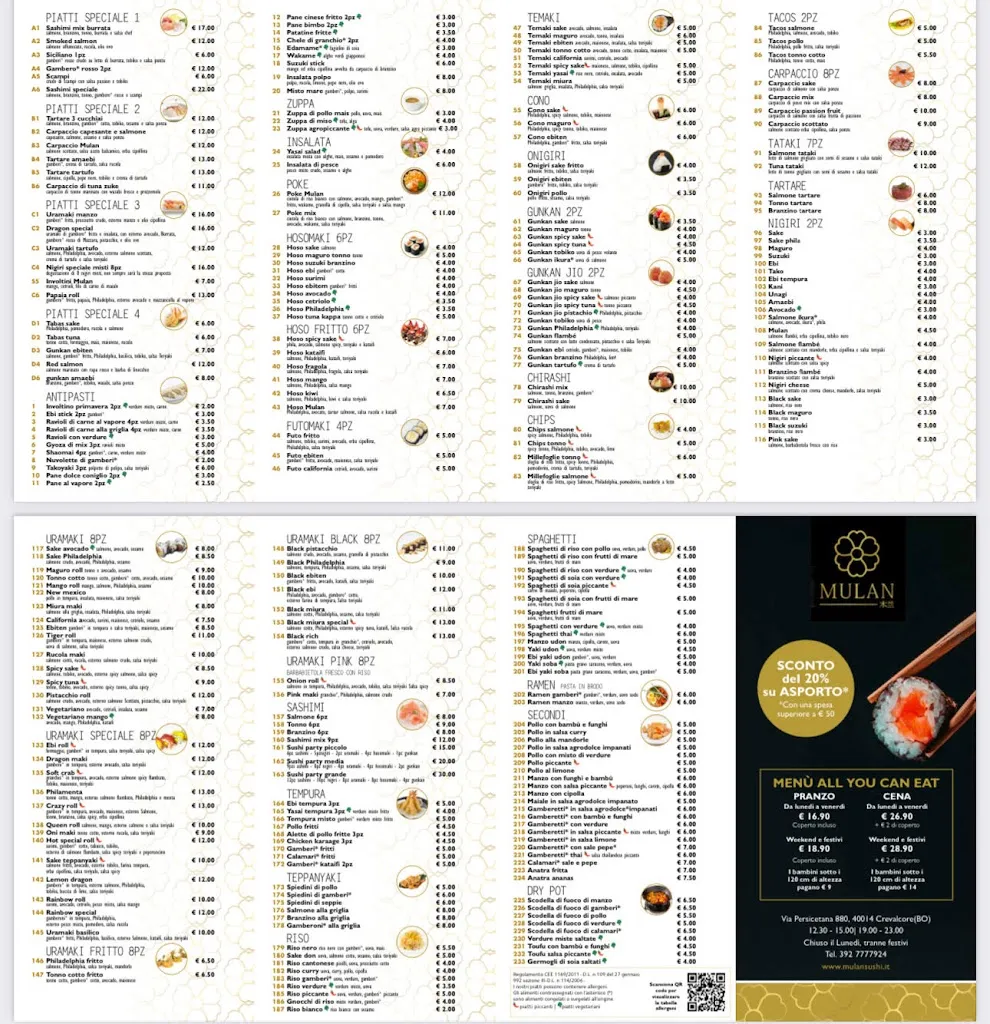 Menu_MULAN SUSHI_Crevalcore_image_1
