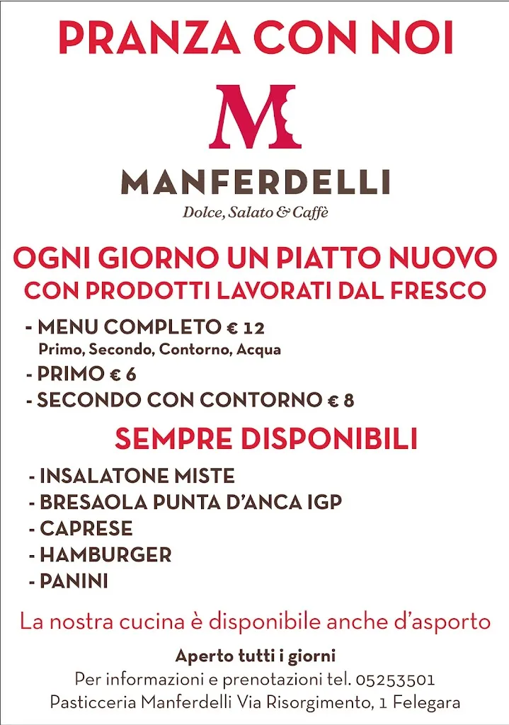 Menu_Pasticceria Manferdelli Dolce, salato & caffè_Felegara_image_2