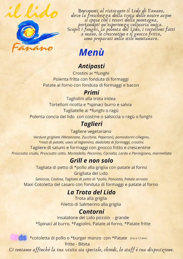 Menu_LIDO Fanano - Ristorante e bar_Fanano_image_1
