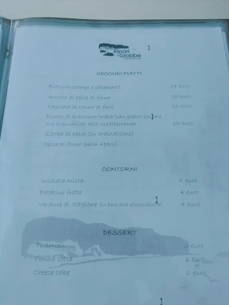 Menu_Camping Restaurant Di Giobbe_Ortona_image_1