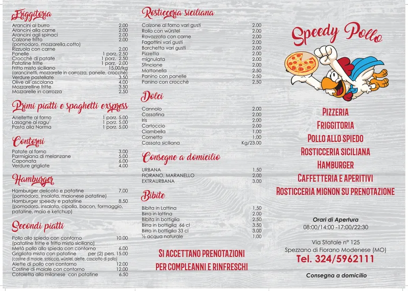 Menu_Lo Chef del Pollo_Fiorano_image_1