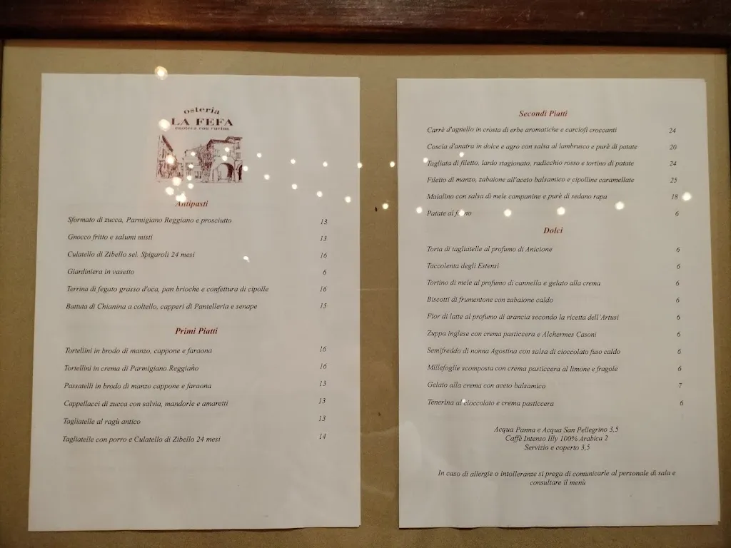 Menu_Osteria La Fefa_Finale Emilia_image_1