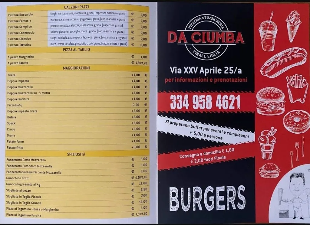 Menu_Pizzeria Stuzzicheria Da Ciumba_Finale Emilia_image_2