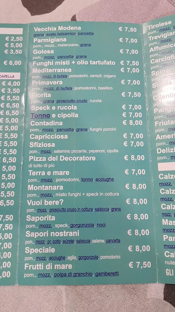 Menu_Pizzeria S.Lucia_Finale Emilia_image_3