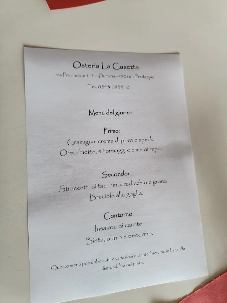Menu_Ristorante Osteria La Casetta_Fiumana_immagine_4
