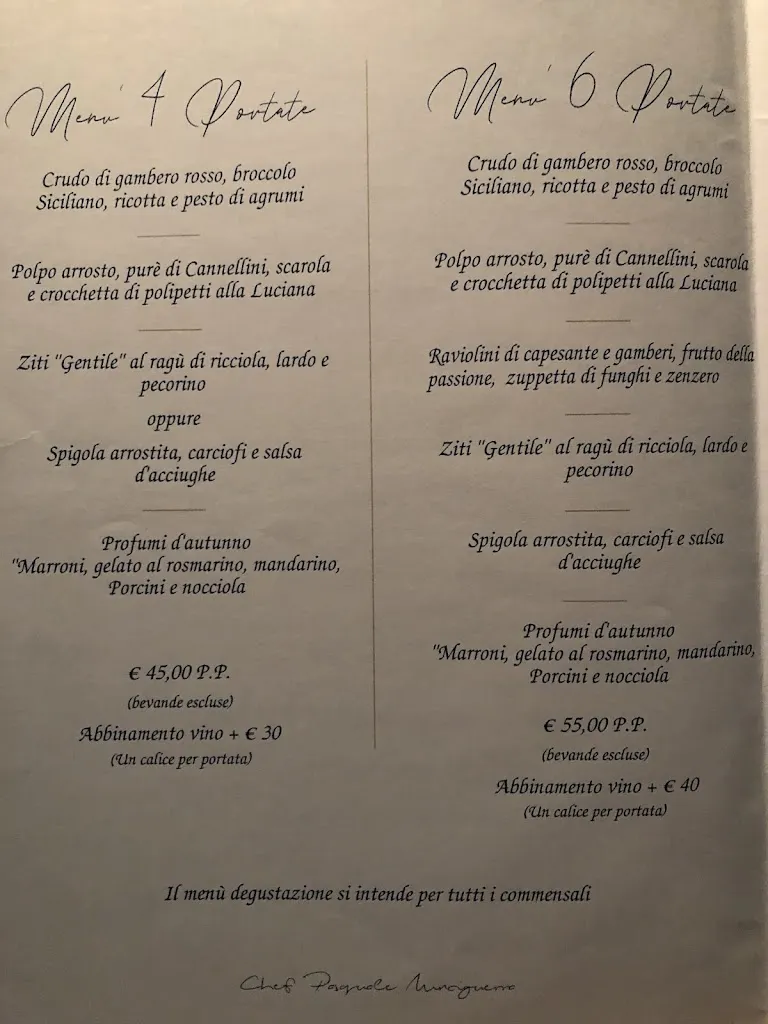 Menu_Il Vistamare Restaurant_Fogliano_image_2