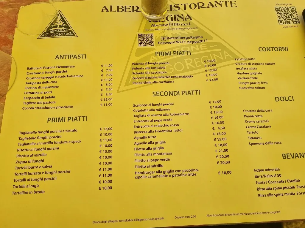 Menu_Ristorante dell'Albergo Regina_Fiumalbo-Dogana_image_2