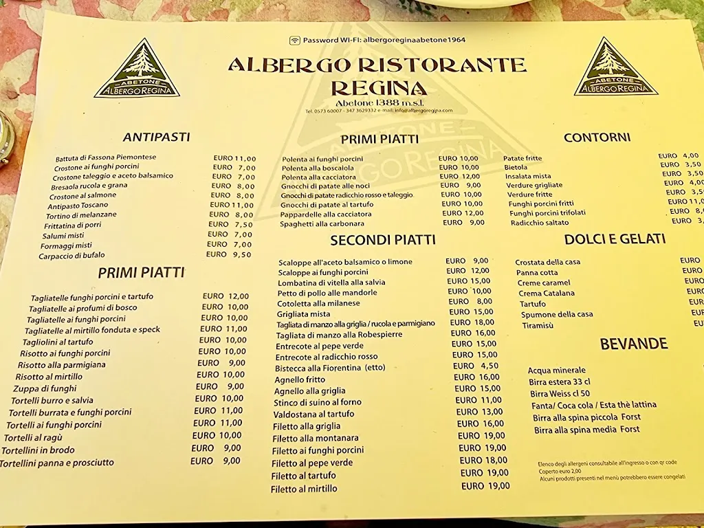 Menu_Ristorante dell'Albergo Regina_Fiumalbo-Dogana_image_3