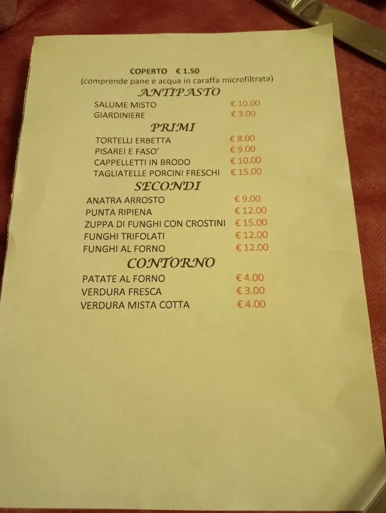 Menu_trattoria della pieve_Fidenza_image_1