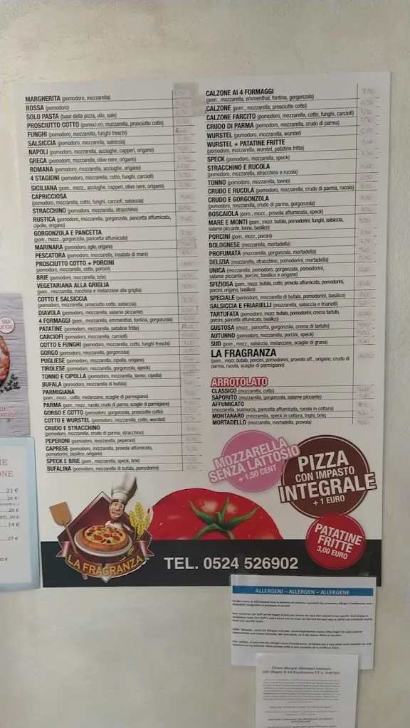 Menu_La Fraganza Fidenza_Fidenza_image_1