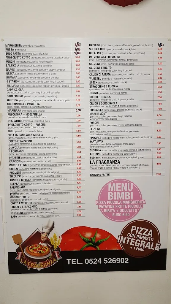 Menu_La Fraganza Fidenza_Fidenza_image_2