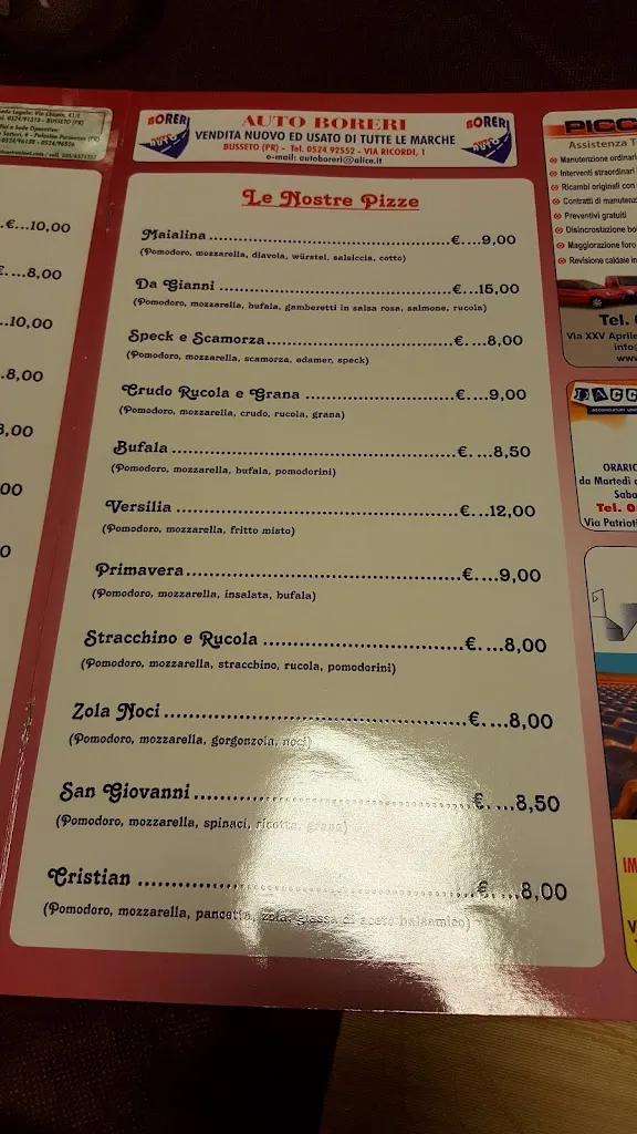 Menu_Ristorante Pizzeria Da Gianni_Fidenza_image_1