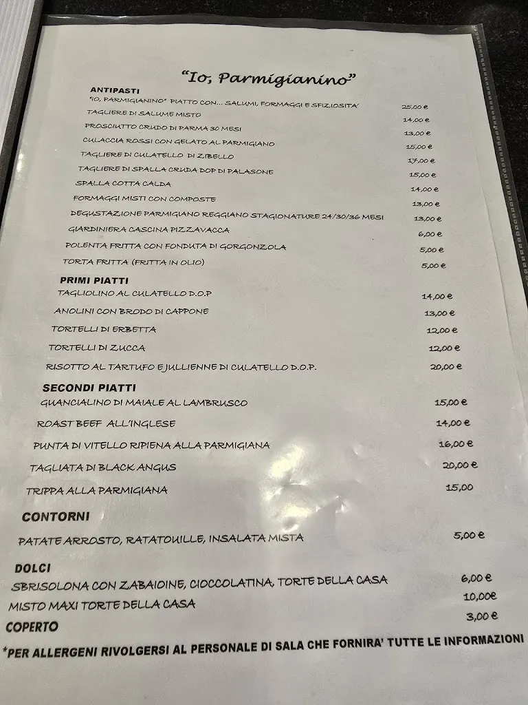 Menu_Degusteria Io Parmigianino_Fontanellato_image_1