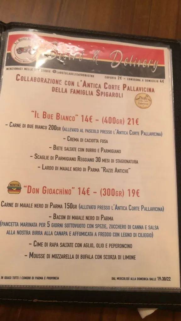 Menu_La Botola del Teatro Bistró_Fontanellato_image_1