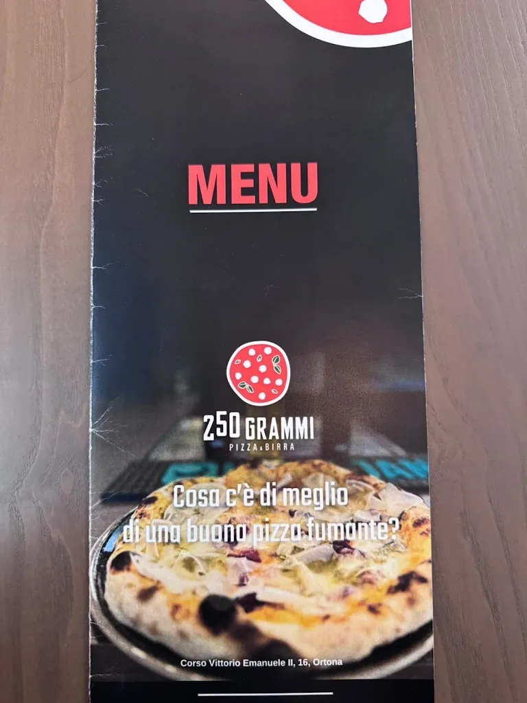 Menu_Pizzeria 250grammi  Ortona_Ortona_image_3