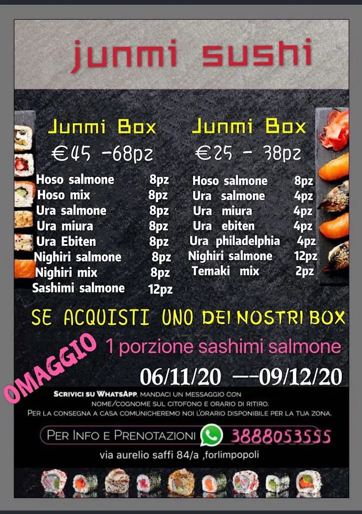 Menu_Junmi Sushi_Forlimpopoli_immagine_1