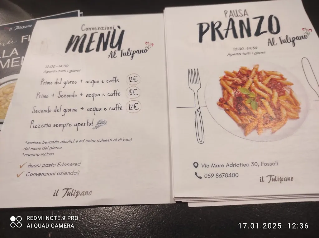 Menu_Il Tulipano - Fossoli_Fossoli_immagine_1