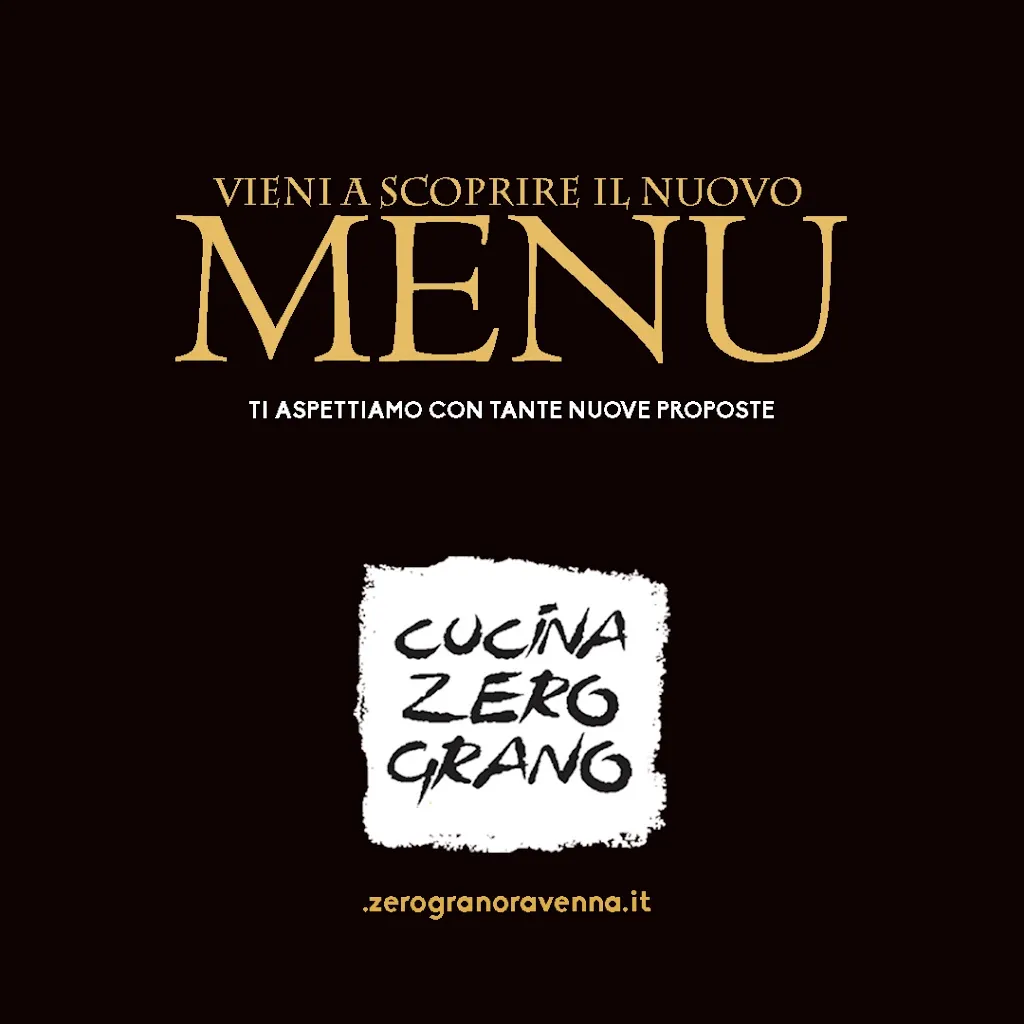 Menu_Cucina ZeroGrano - Home Restaurant Gluten Free_Fornace Zarattini_immagine_1