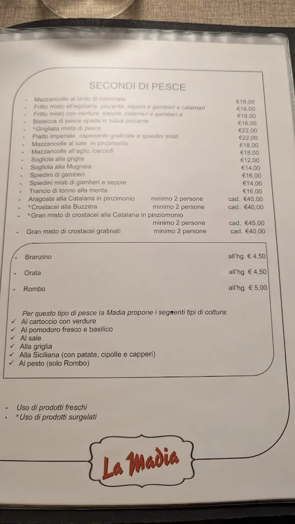 Menu_La Madia Ristorante Pizzeria_Fornace Zarattini_immagine_2