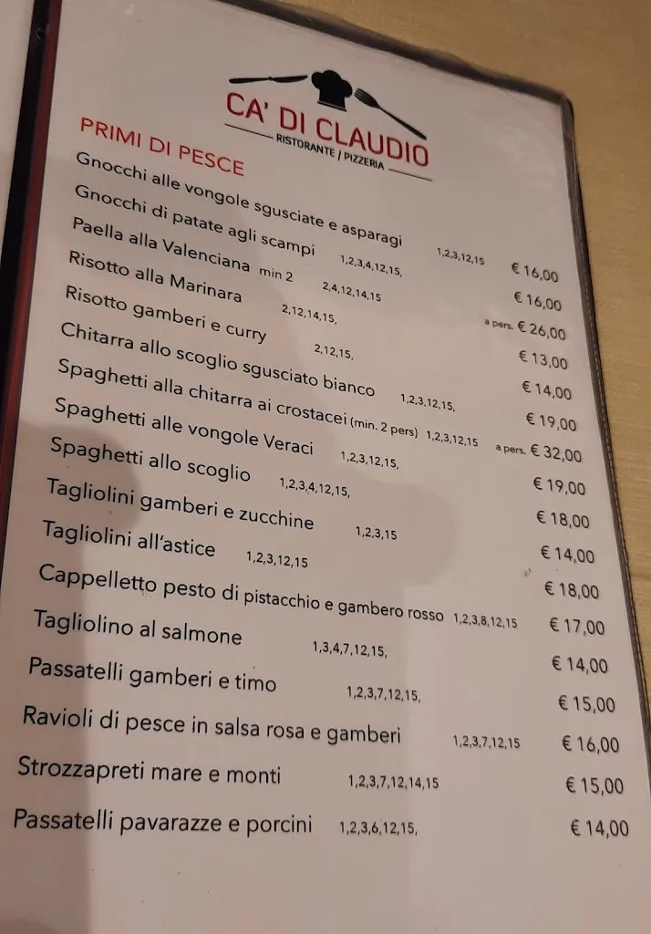 Menu_Ristorante Ca' di Claudio_Fornace Zarattini_image_1