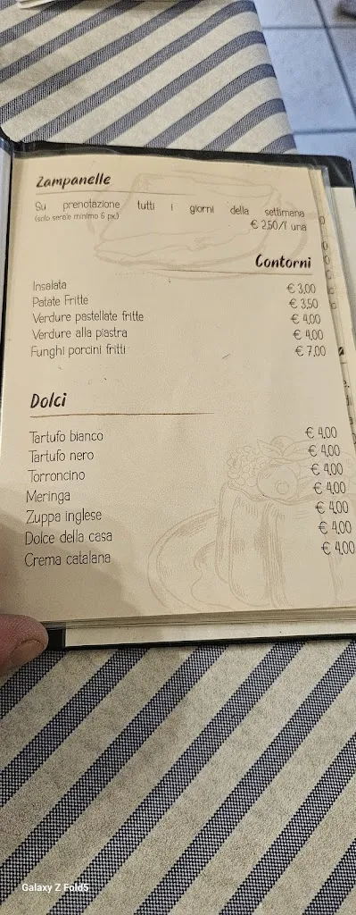 Menu_Dogana 67 Bar Trattoria Pizzeria_Gaggio_immagine_4