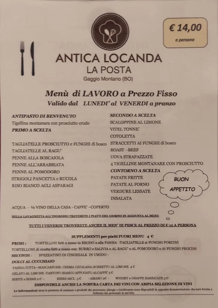 Menu_Pensione Ristorante La Posta_Gaggio_image_2