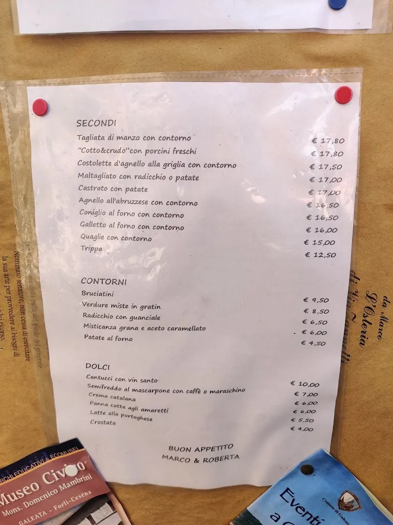 Menu_Da Marco L'osteria di Via Zannetti_Galeata_immagine_1