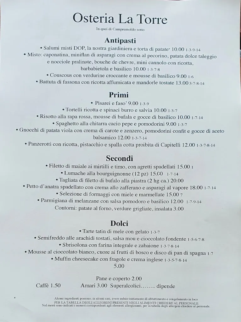 Menu_Osteria La Torre_Gragnano Trebbiense_image_1