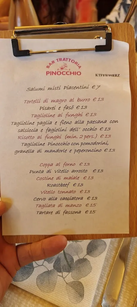 Menu_Bar Trattoria Pinocchio_Gragnano Trebbiense_image_1