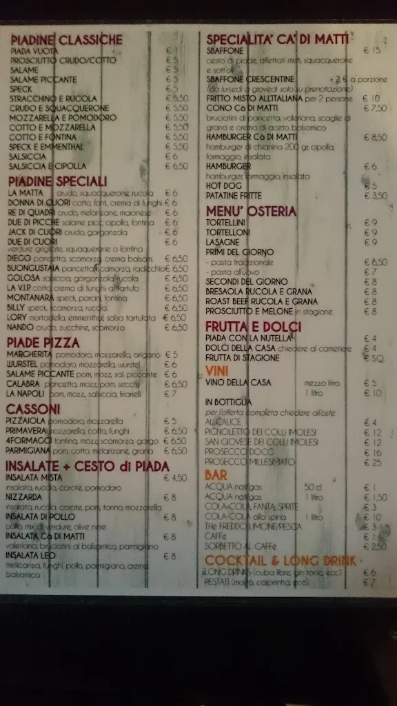Menu_Ca Di Matti_Granarolo_image_3