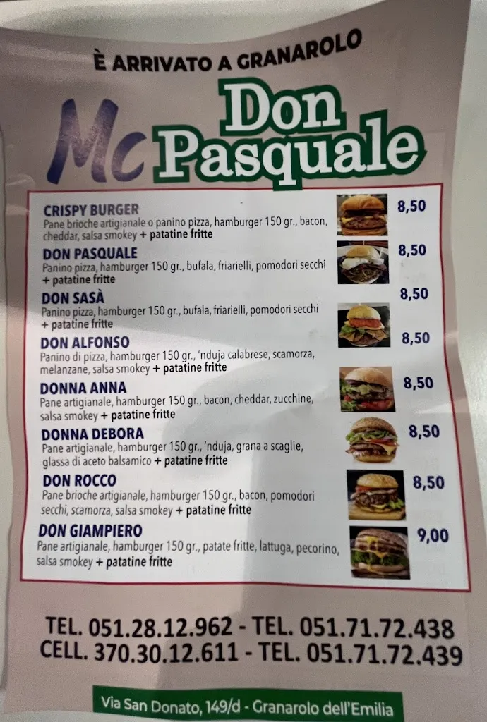 Menu_Pizzeria Don Pasquale_Granarolo_immagine_3